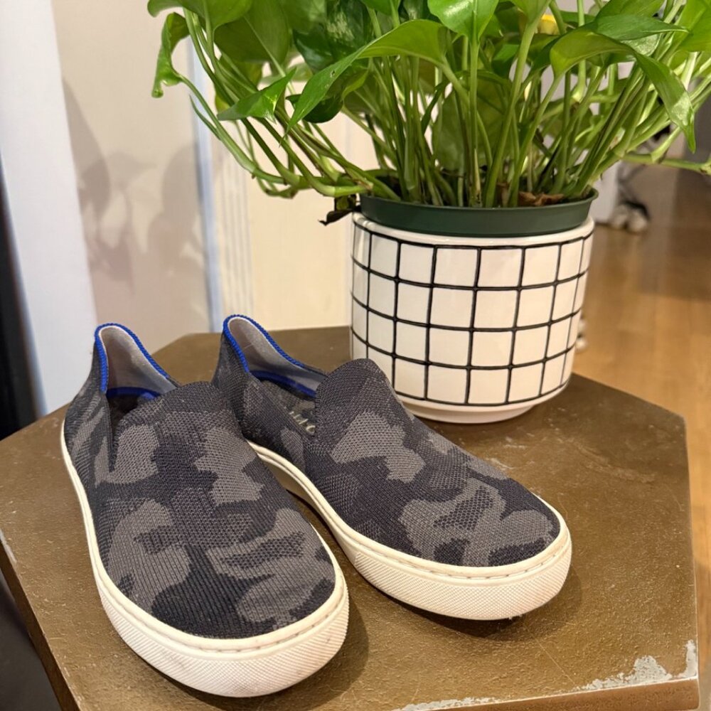 Rothy's Grey Camo Sneakers